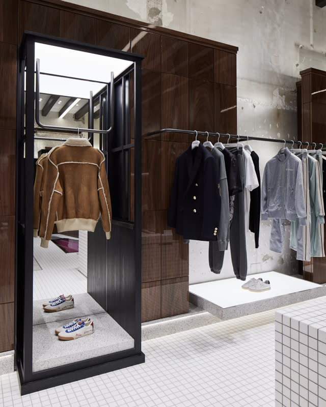 Inside Palm Angels’ new Milan flagship. - Credit: Courtesy of Palm Angels