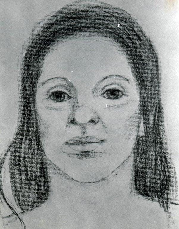 Jane Doe's body was discovered in a ditch off State Road 60 west of Interstate 95 in 1982. She was identified March 12, 2024, as Evelyn Lois Horne Townsend, 43, through DNA analysis.