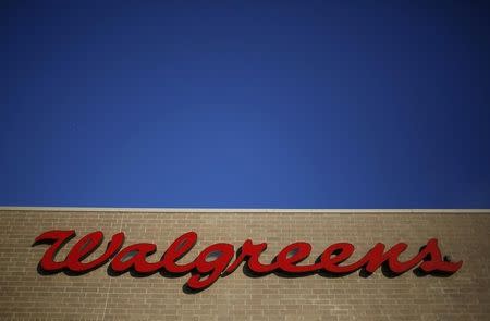 A Walgreens sign is seen in the Chicago suburb of Niles, Illinois, February 10, 2015. REUTERS/Jim Young