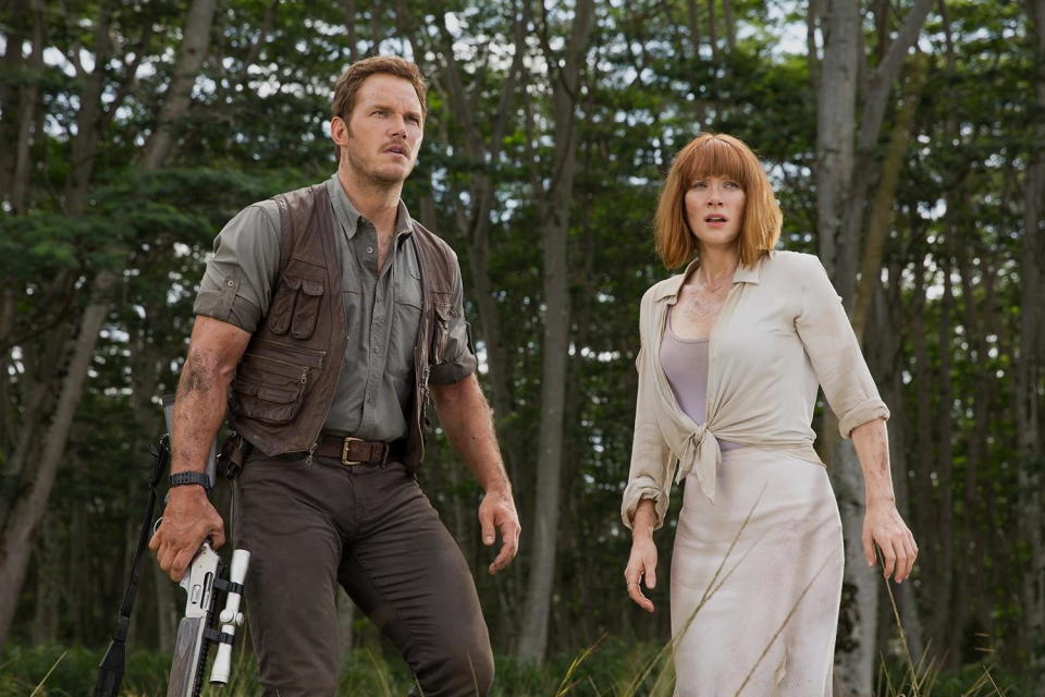 Chris Pratt and Bryce Dallas Howard (Credit: Universal)