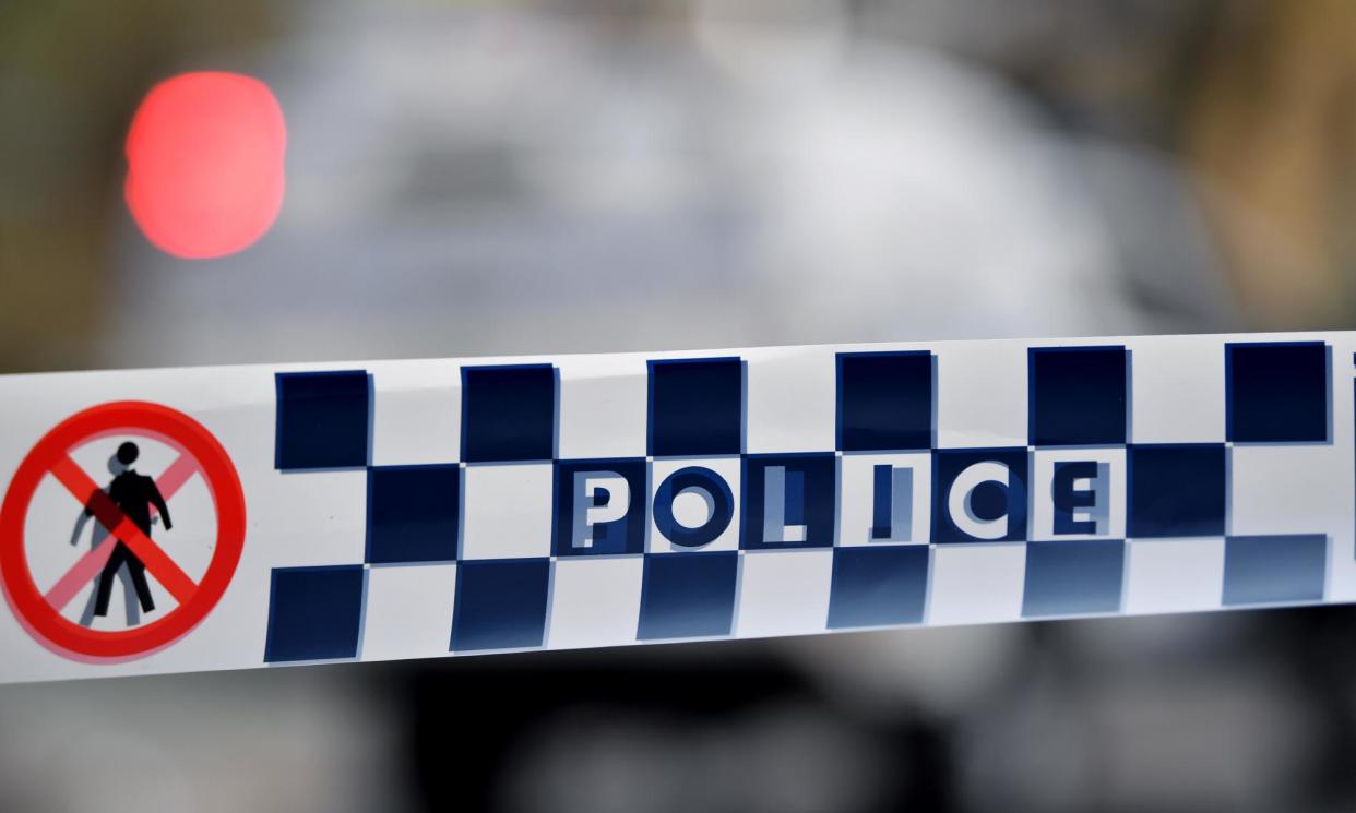 <span>A pedestrian has died in Brisbane’s CBD after a bus mounted a kerb and pinned her against a wall.</span><span>Photograph: Joel Carrett/AAP</span>