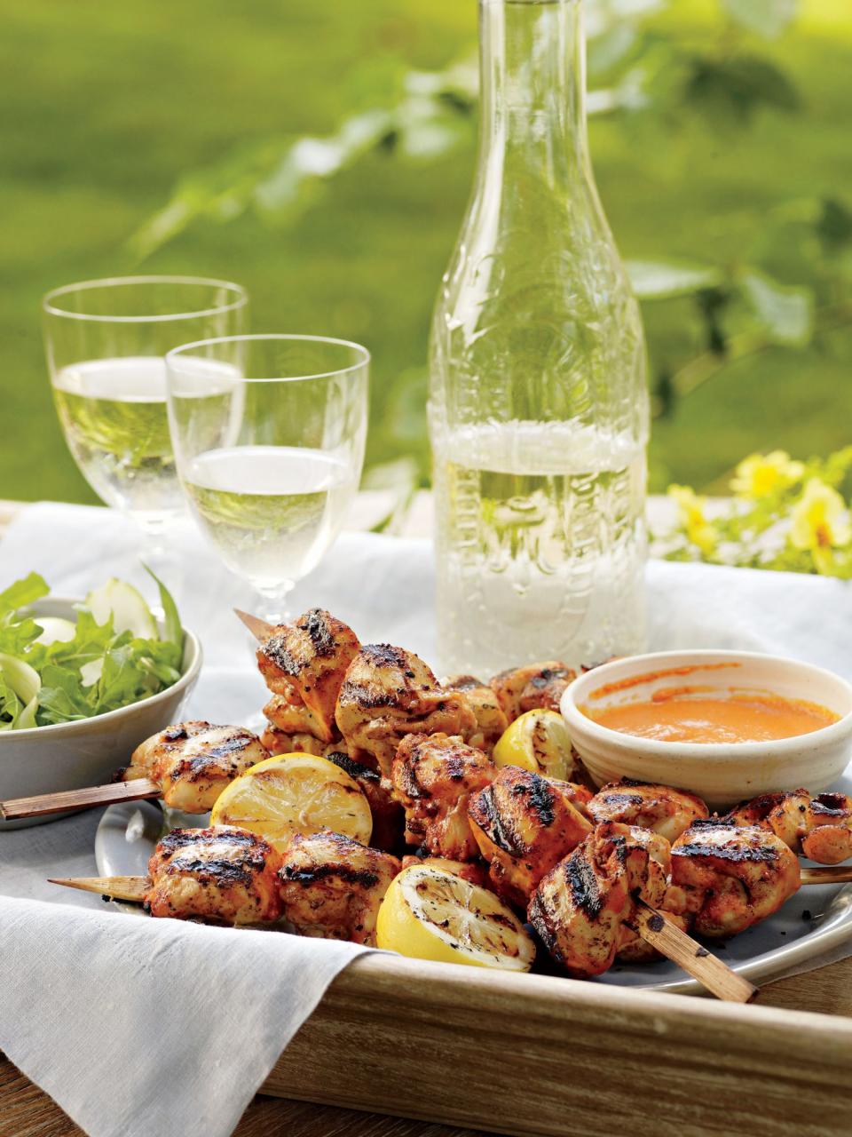 Buttermilk-and-Honey Chicken Kabobs