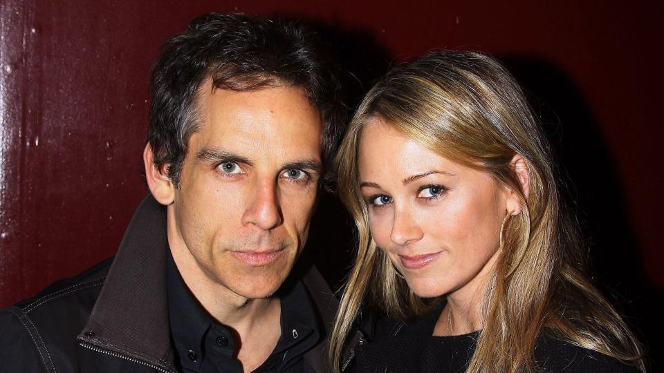 Christine Taylor and Ben Stiller