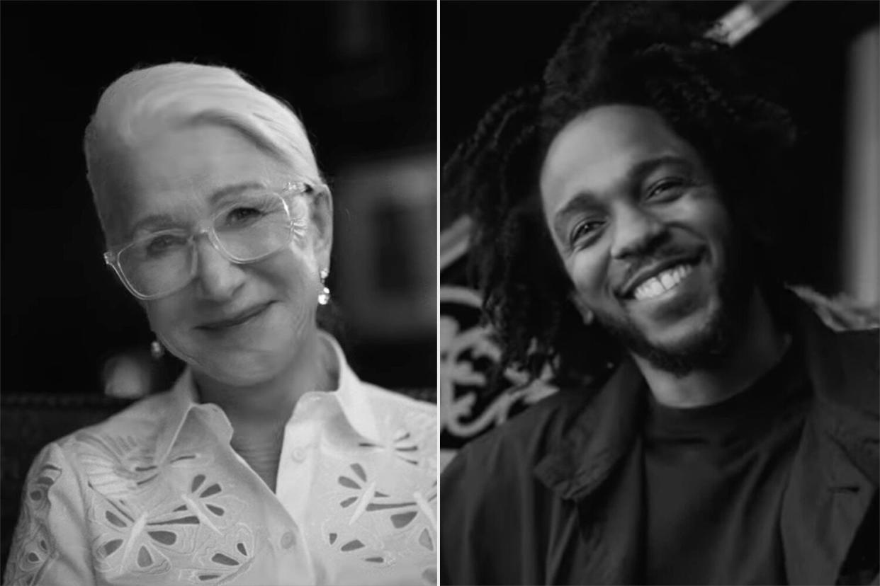 helen mirren, kendrick lamar