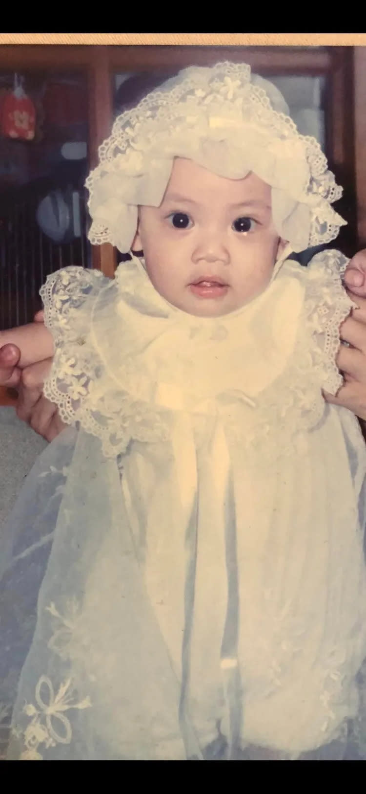 庭庭19歲生日，媽媽王彩樺放上她嫩嬰時期照片感性喊話。引自王彩樺臉書