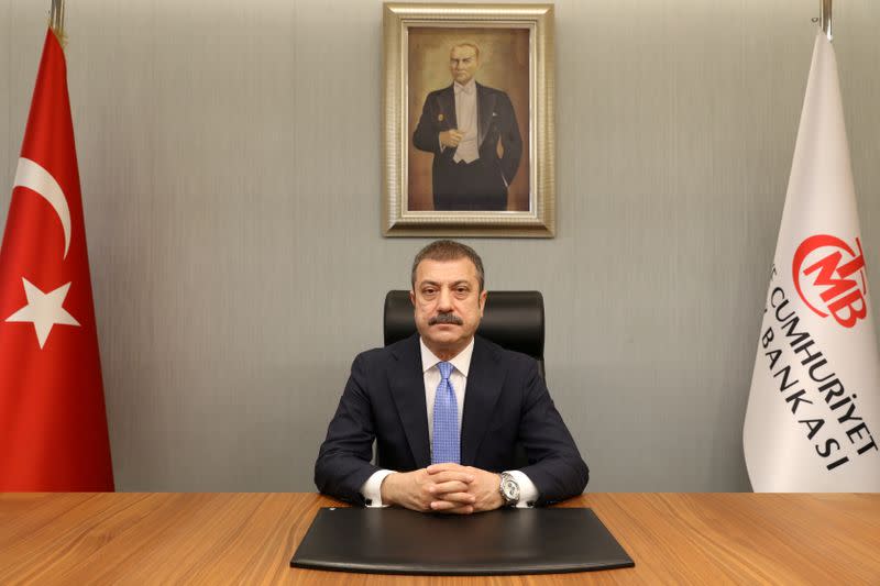 FILE PHOTO: Turkey's new Central Bank Governor Kavcioglu in Ankara
