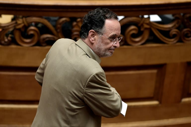Panagiotis Lafazanis, the head of a hardline faction within Tsipras's party that has demanded the country leave the eurozone, was axed by PM Tsipras