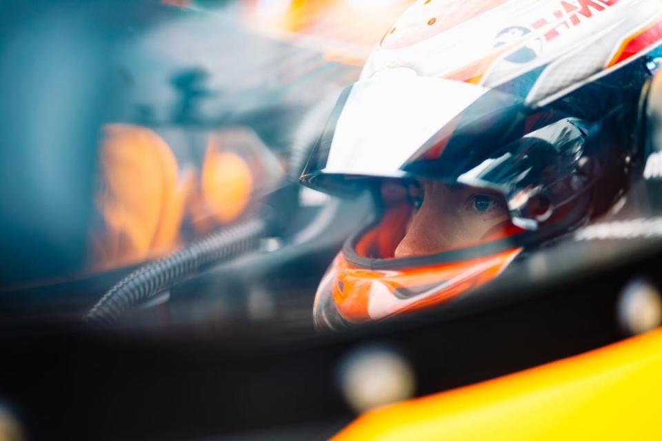 After dislocating his left wrist in a mountain biking accident, new Arrow McLaren driver David Malukas has been forced to miss the first two IndyCar race weekends of the 2024 season. He's expecting to make his Arrow McLaren debut at Long Beach.