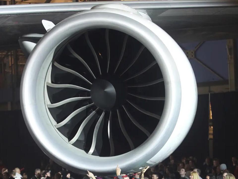 Boeing 787 engine.