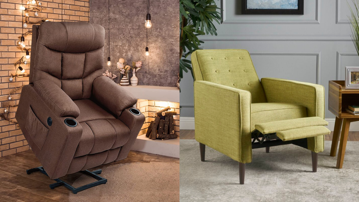 Kick up your feet and really unwind in these budget-friendly recliners.