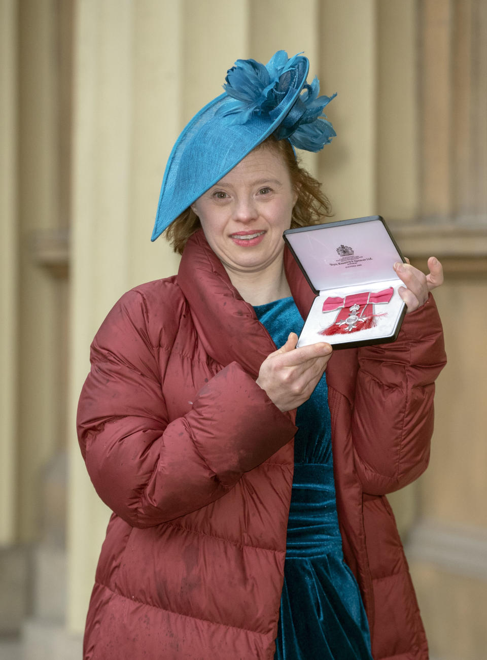 <em>In November, Sarah Gordy made history as the first woman with Down’s syndrome to be awarded an MBE (Picture: PA)</em>