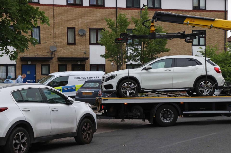 Forensic teams attended the scene after the incident which happened around 9.45pm on Wednesday (Nigel Howard)