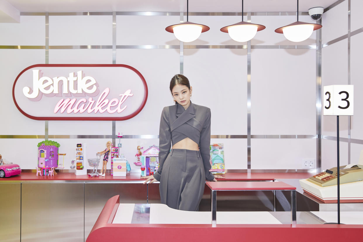 Blackpink's Jennie posing in 'Jentle Home'. (PHOTO: Gentle Monster)