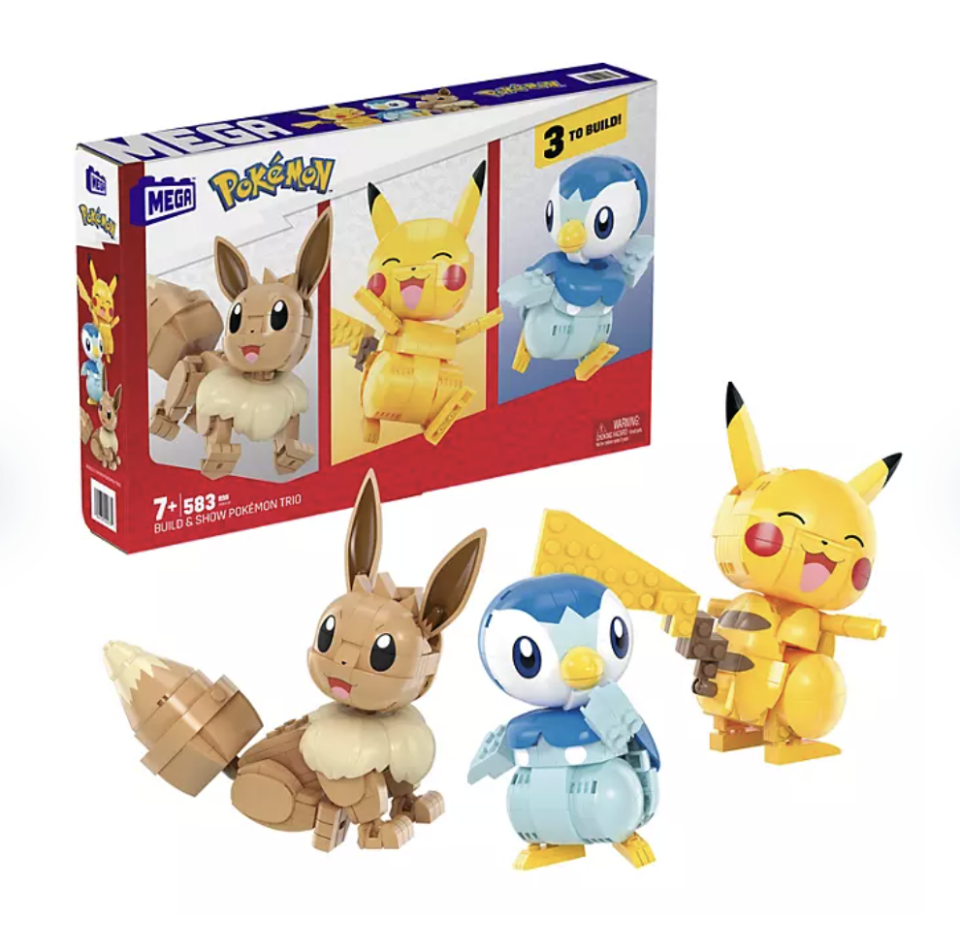 There's an Exclusive Pokémon MEGA Construx Trio at Sam's Club