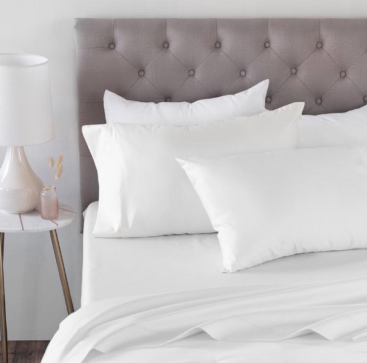 Arctic white sheets to liven up a winter morning. (Photo: Walmart)