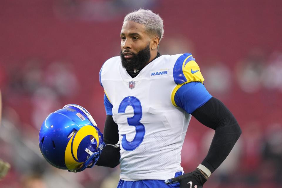 Wide receiver Odell Beckham Jr. signed a one-year, $1.25 million deal with the Los Angeles Rams.