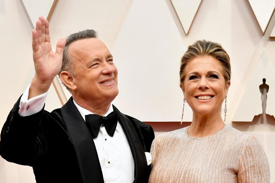 Hanks and Wilson, seen here at this year's Oscars, have both made full recoveries (Getty Images)