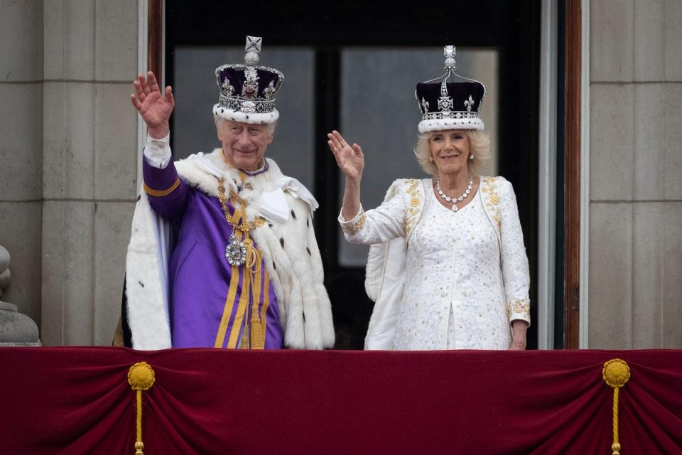 King Charles thanked the nation for their support during the first year of his reign (Getty Images)