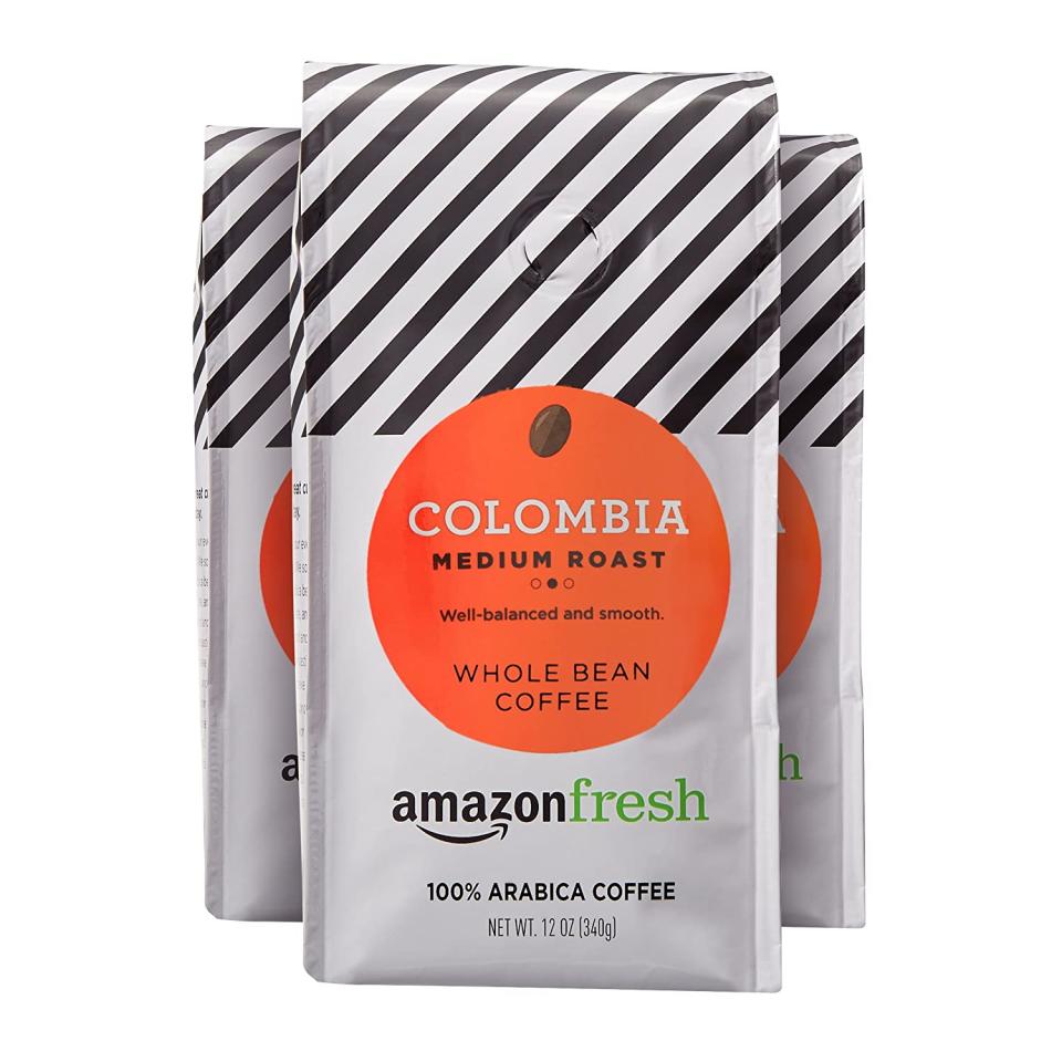 AmazonFresh whole bean coffee, best coffee on Amazon