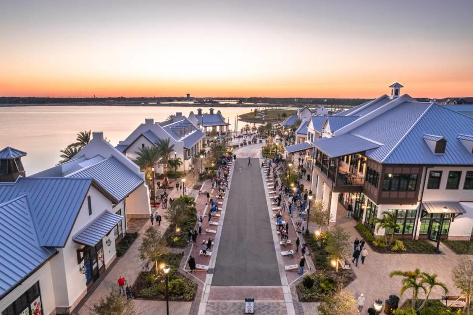 In the first six months of the year, Lakewood Ranch sold 1,227 new homes, 20% more than in the first half of 2022. This file photo of Waterside Place was provided from a Ranch Nite Wednesday in October 2022.