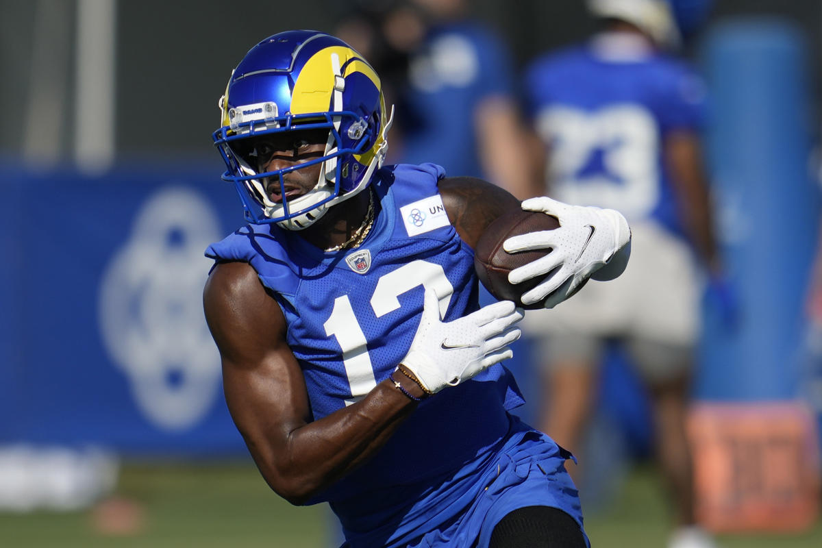 Van Jefferson gets into scuffle with Broncos DB during practice