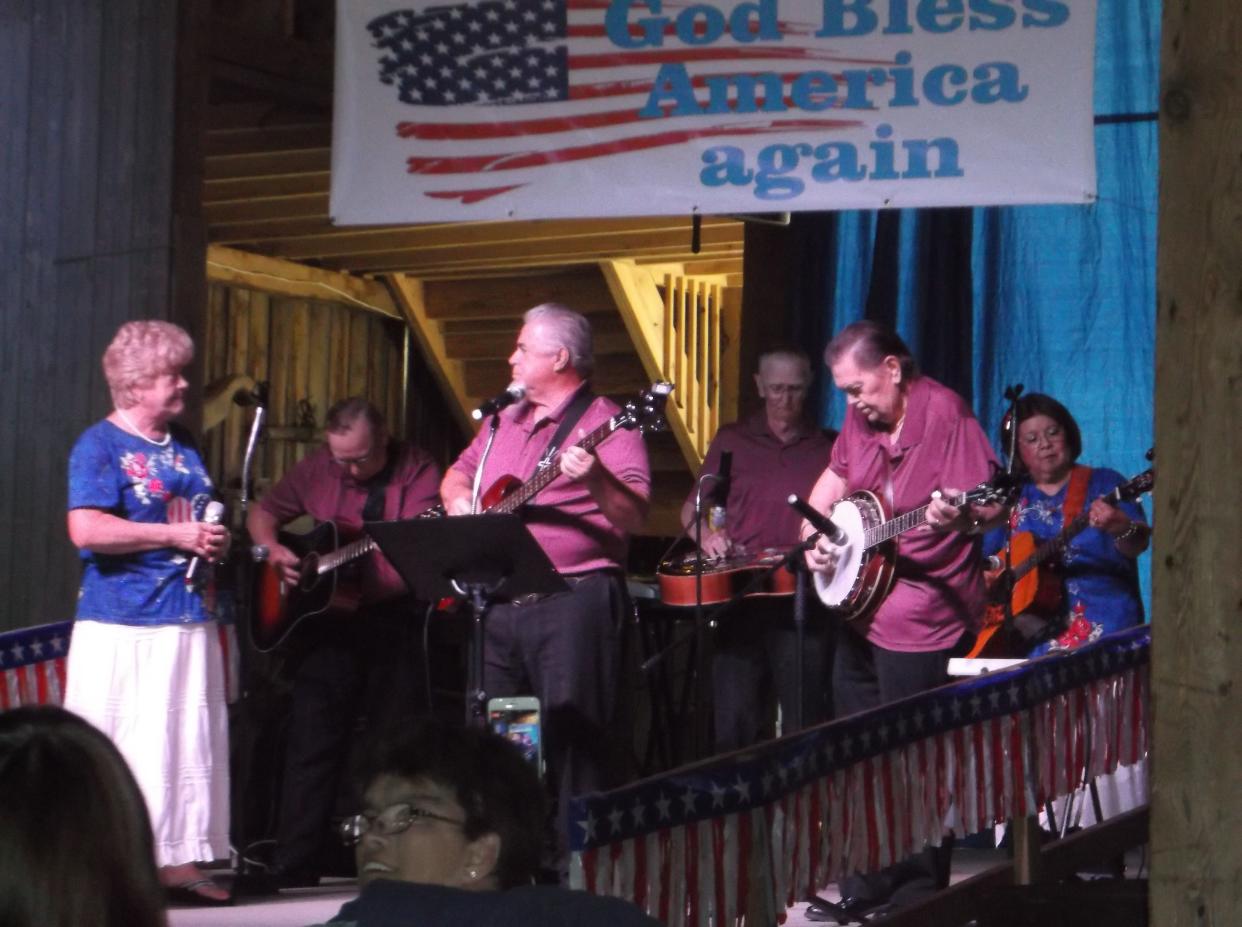Pictured is the Calvary's Path gospel group at Independence Celebration Gospel Sing.