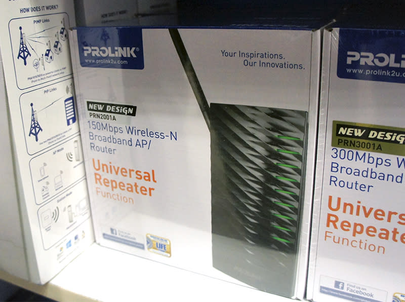 If you are on a shoestring budget and need a basic router, Prolink's PRN2001A offers 150Mbps of throughput and is going for just $19.90 (U.P: $25). It also comes with lifetime warranty.