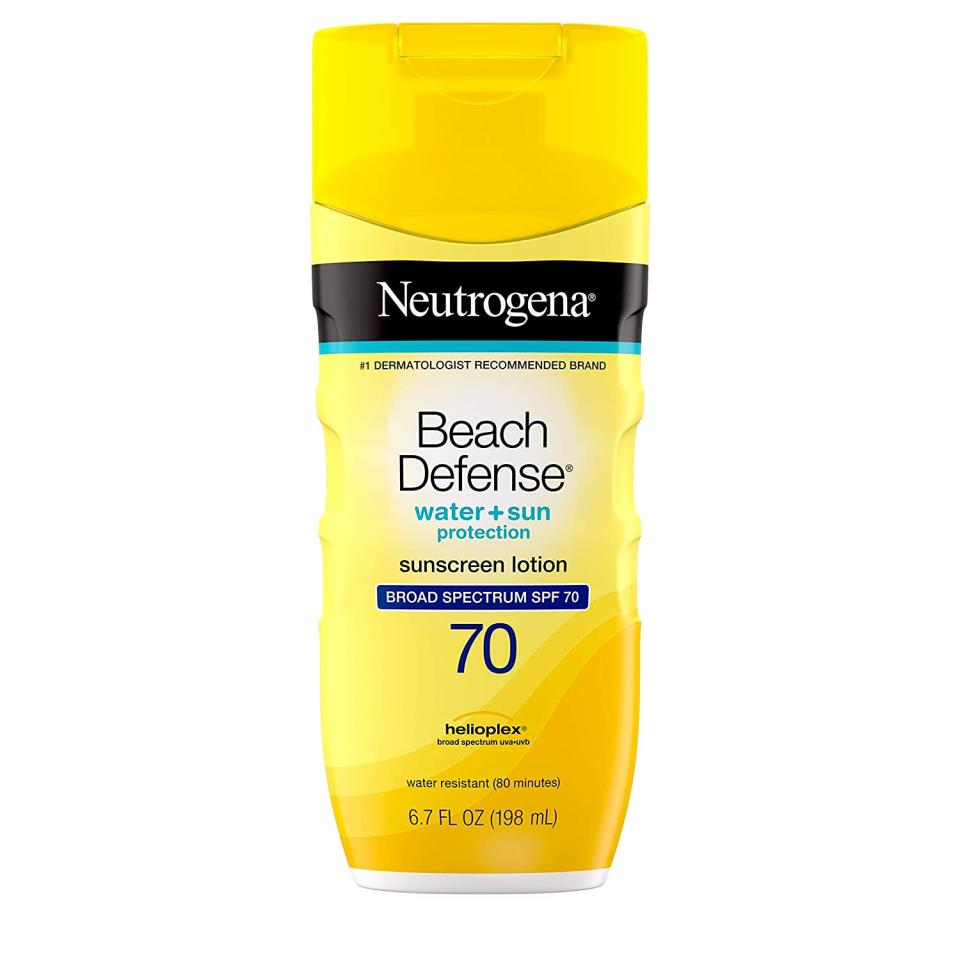 neutrogena beach defense sunscreen