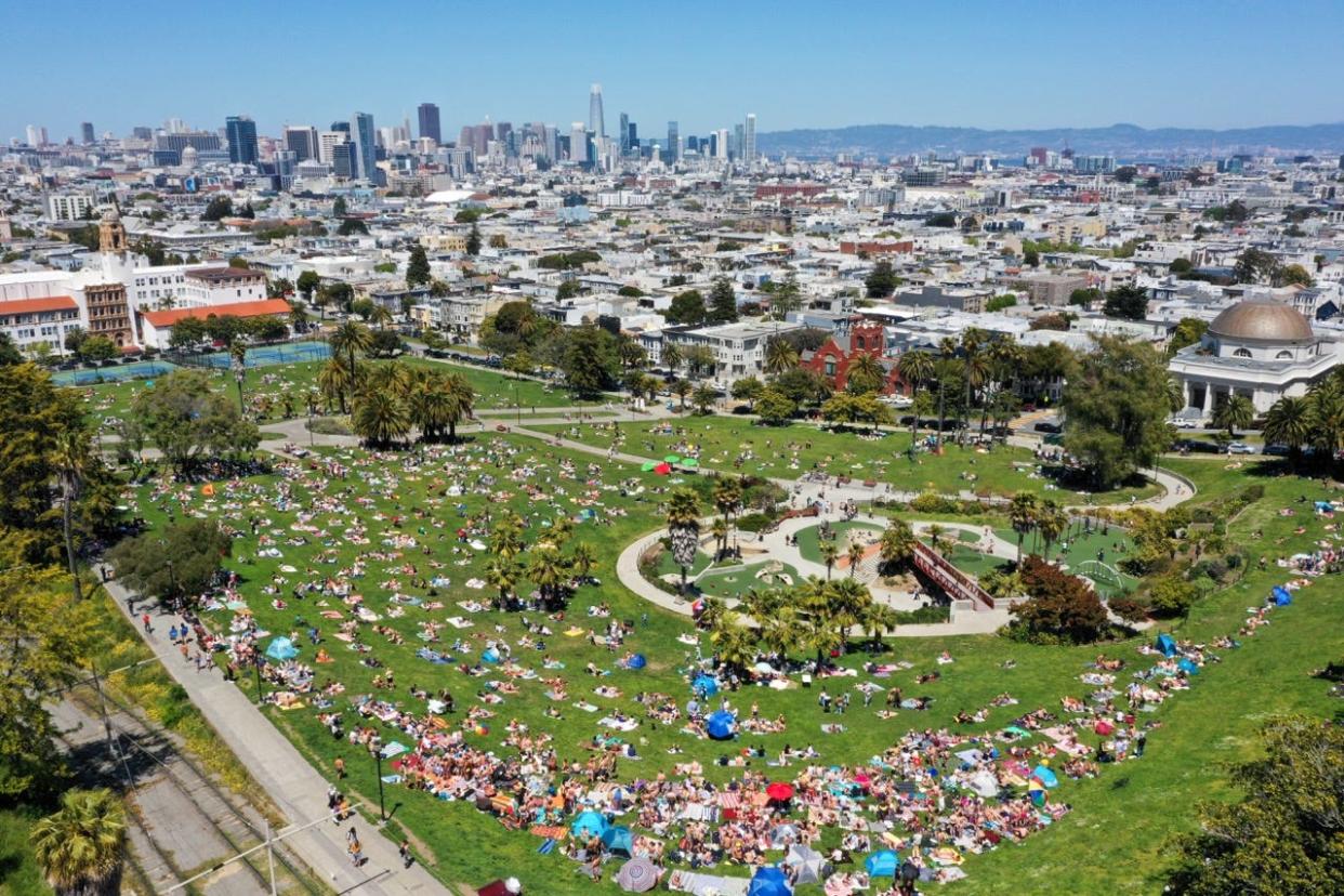 Dolores Park in San Francisco