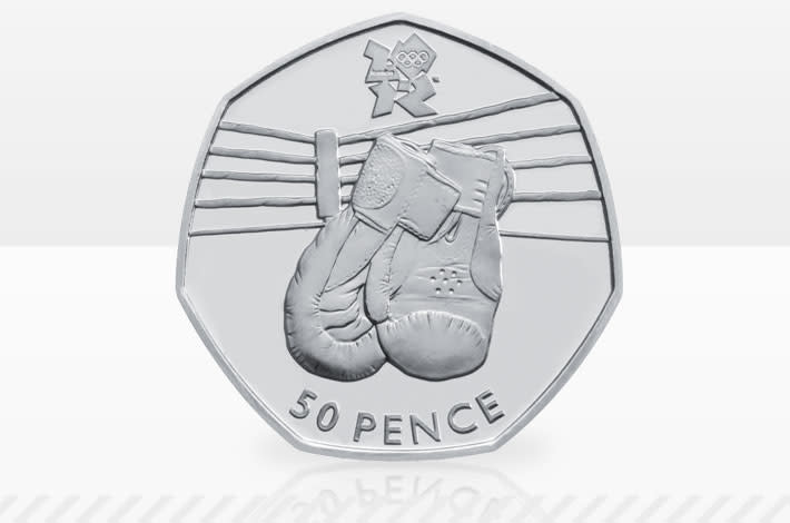 2012 Olympic's boxing 50p