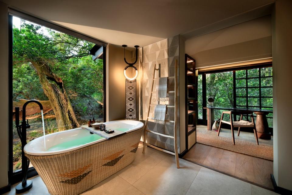 You might return to your room to find a bath run for you (Phinda Forest Lodge)