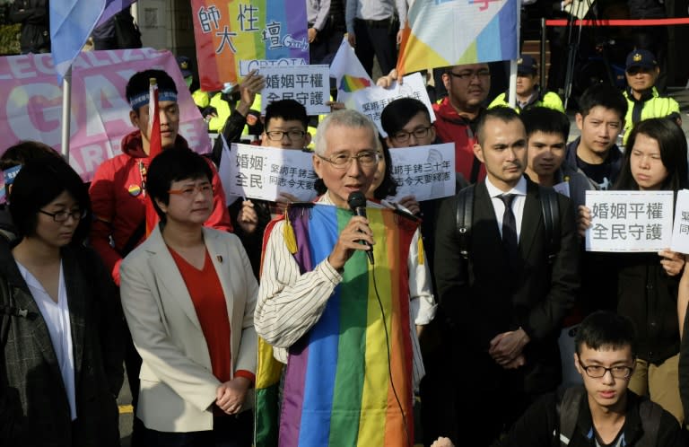 After multiple failed attempts to get same-sex unions recognised, Chi Chia-wei petitioned Taiwan's highest court which ruled current laws defining marriage as between a man and a woman violate the freedom and equality guaranteed by the constitution