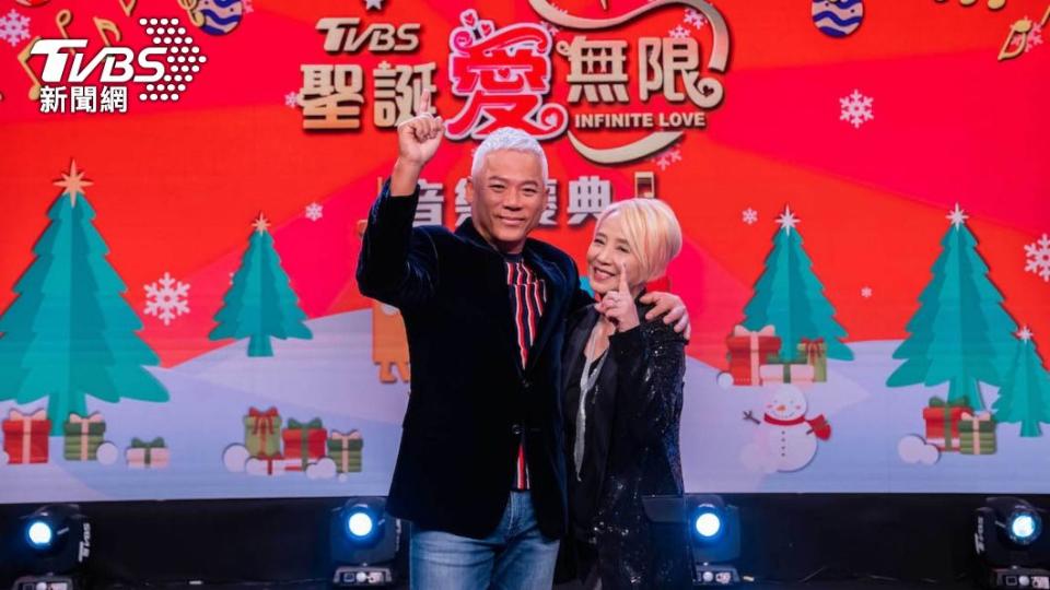 巫啟賢與李明依是多年好友。（圖／TVBS）