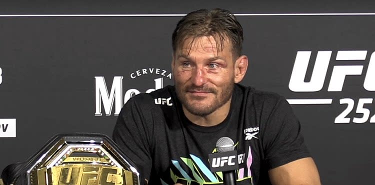 Stipe Miocic at UFC 252 press conference