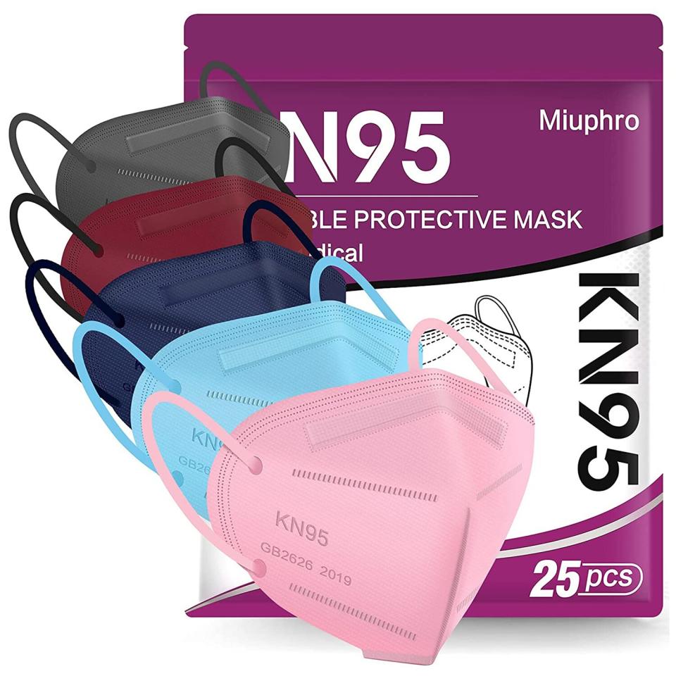 KN95 Disposable Face Mask - Miuphro Multicolor KN95 Safety Masks,