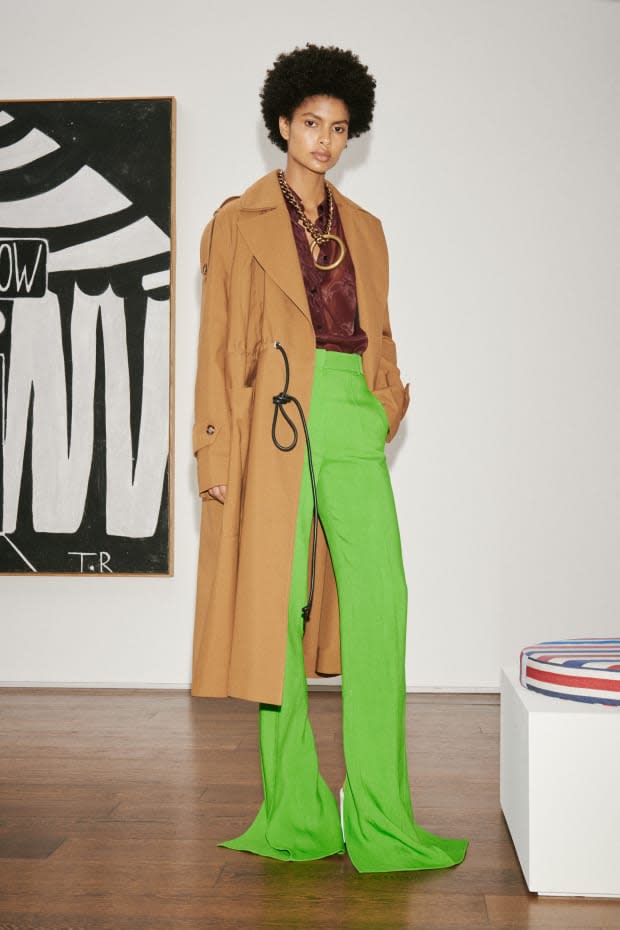 A look from the Victoria Beckham Spring 2021 collection.