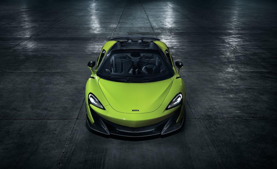 <p>The only weight penalty is the extra mass brought by the folding hard top, which is shared with the existing 570S, and the fact that this heavier mechanism sits higher up in the structure versus in the fixed-roof 600LT.</p>