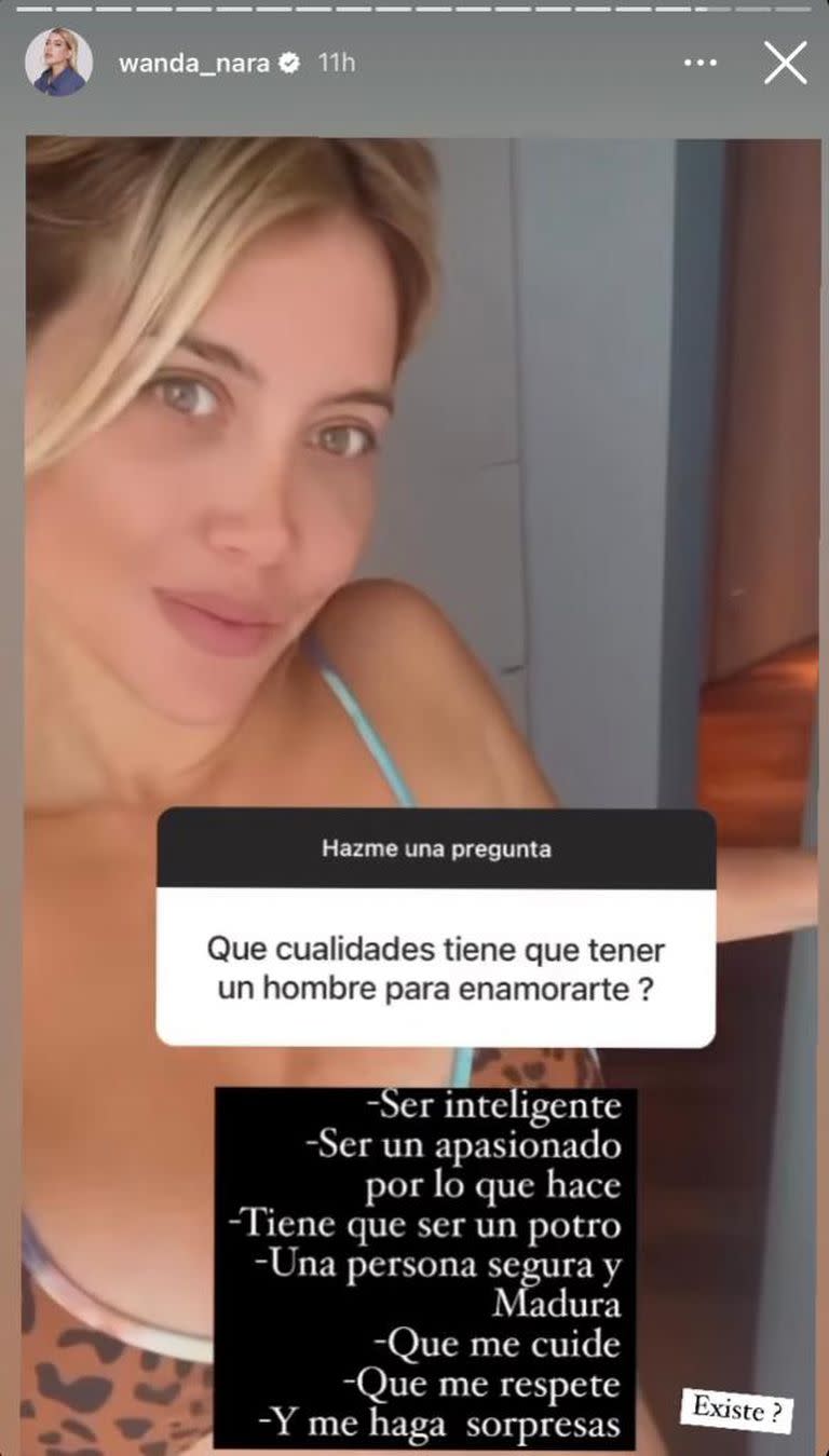 La mediática hizo una lista de requisitos y la compartió con sus seguidores (Foto: Instagram @wanda_nara)