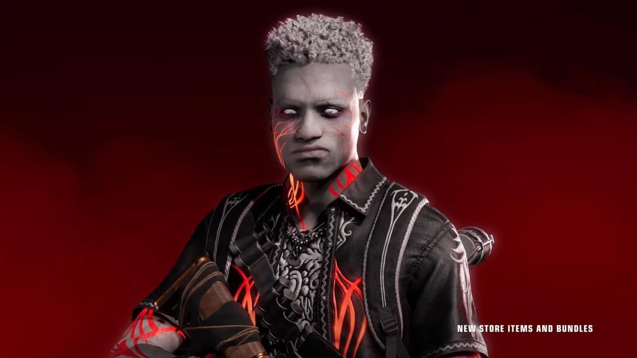  A new consmetic skin from Season 1 of XDefiant depicting a man covered in lava-based scars. 