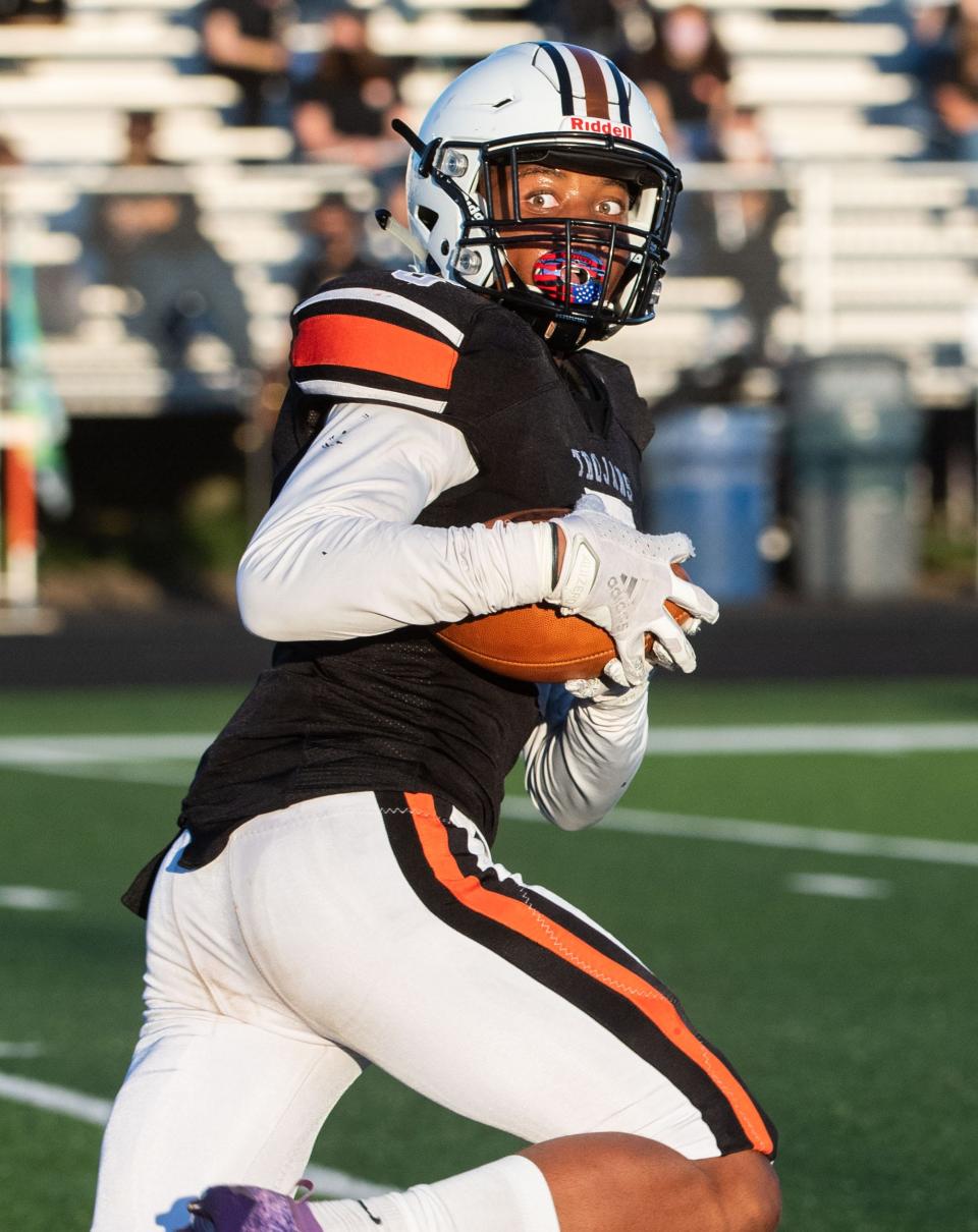 Kenny Johnson scored five touchdowns in the first game of his sophomore season at York Suburban.