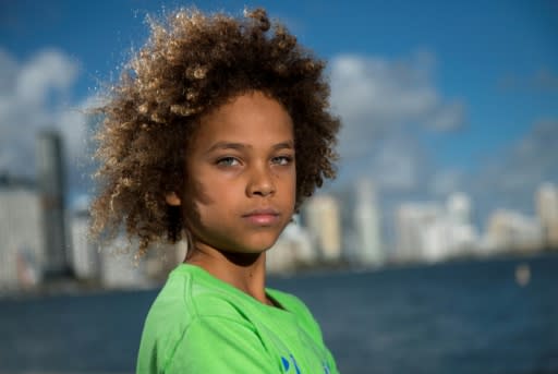 Levi Draheim is the youngest of 21 plaintiffs in legal action launched in 2015 by two associations, Our Children's Trust and Earth Guardians, against the US government -- a case now stalled in the courts for years