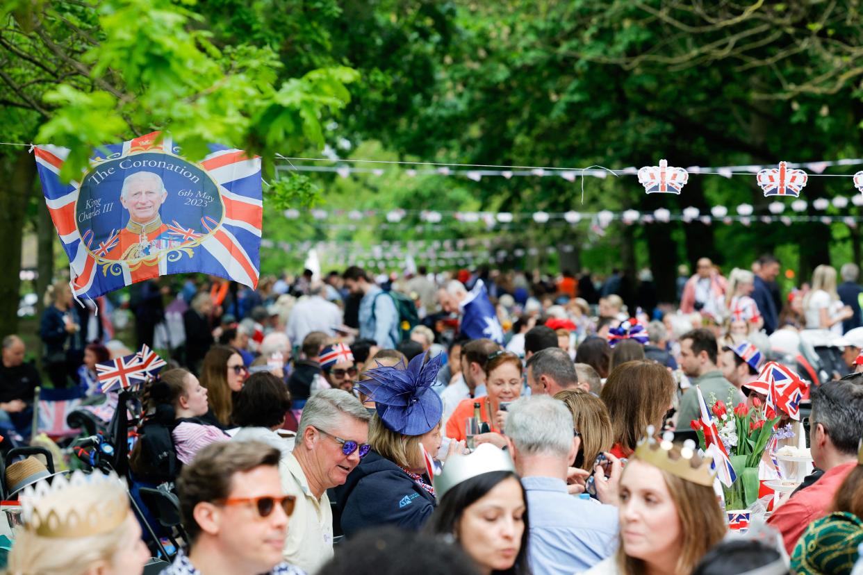 A Big Lunch at Regent’s Park, in London (REUTERS)