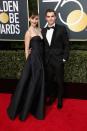 <p>Die Schauspieler wählten für den Dresscode ganz in Schwarz für die Verleihung der Golden Globes 2018 zwei sehr elegante Outfits. [Bild: Getty] </p>