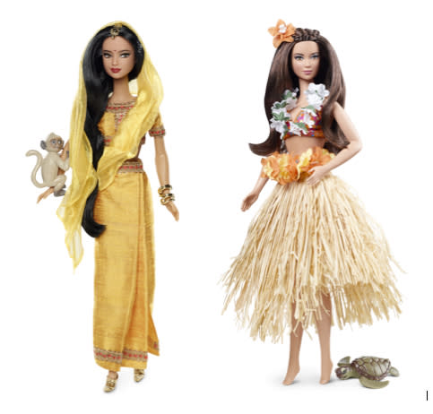 <b>India Barbie and Hawaii Barbie</b>