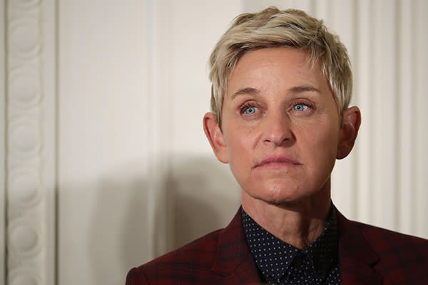 Ellen deGeneres acusada de aprovecharse de la pobreza de unos niños africanos. Foto: Chip Somodevilla/Getty Images.