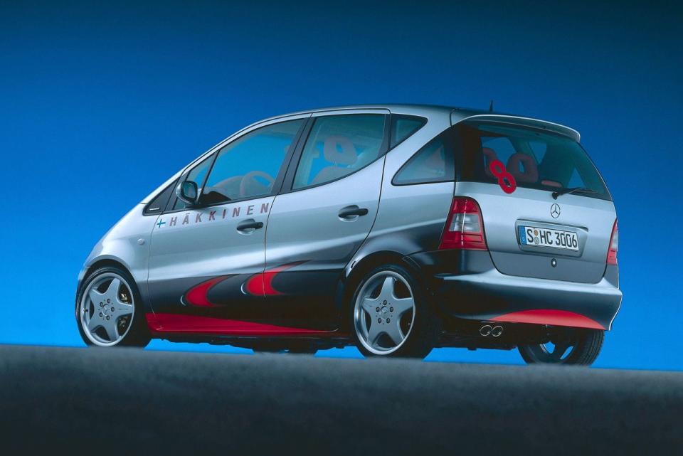 <p>The FX Vettel might not be the strangest special edition car to celebrate an F1 champ, however. To celebrate Mika Hakkinen's 1998 world championship, Mercedes made a special version of its decidely not-sporty A-class hatchback. There was also a David Coulthard version. </p><p>At least the FX Vettel had a V-8...</p>