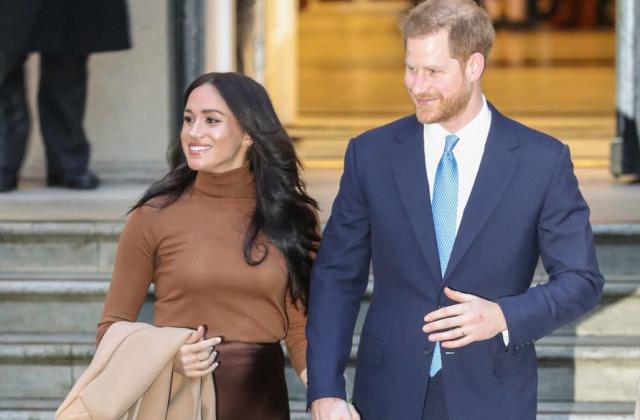 Photos: Meghan Markle steps out in camel coat in California with