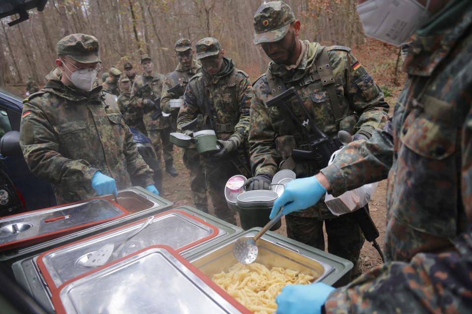 Germany Bundeswehr army recruit lunch rations
