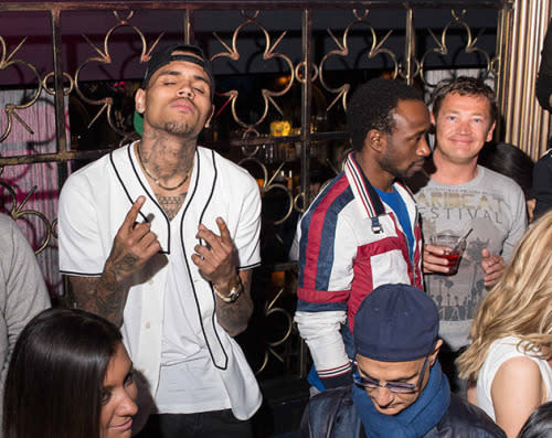 Chris Brown and Sid Owen