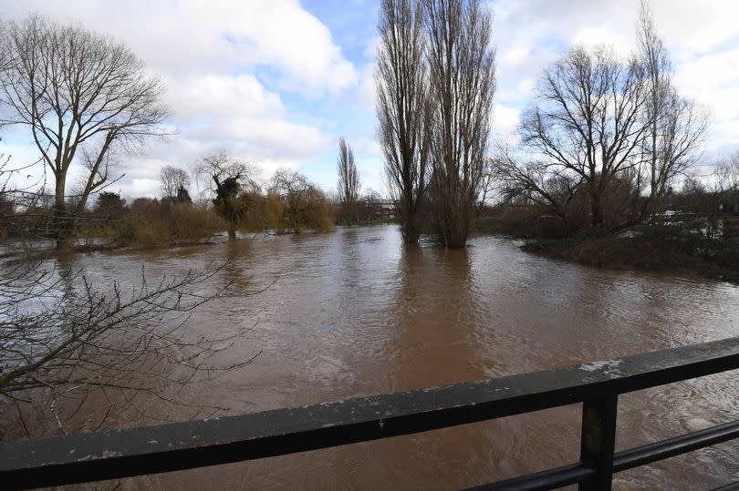 Previous flooding in Tamworth. -Credit:Darren Quinton/Birmingham Live